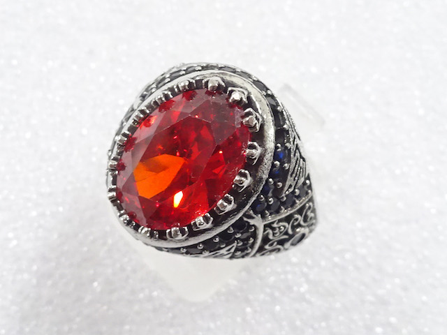 COLORED STONE FASHION RING / JP SIZE 20